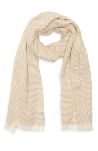 Nordstrom Lightweight Wool & Cashmere Wrap In Neutral