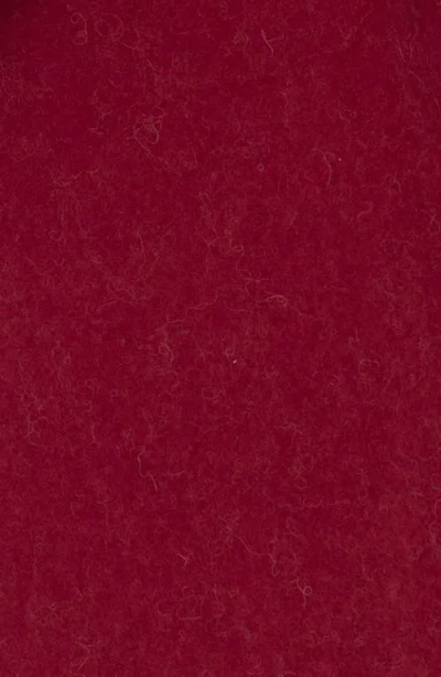 Nordstrom Solid Wool & Alpaca Blend Fringe Scarf In Red