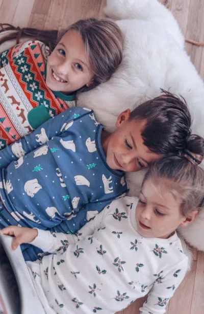 Nordstrom Kids' Print Fitted Cotton Pajamas In Multi