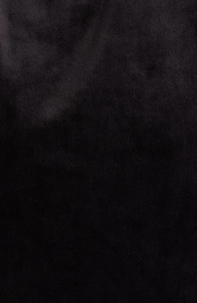 Nordstrom Luxe Velour Robe In Black