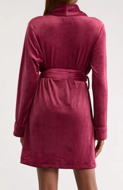 Nordstrom Luxe Velour Robe In Pink