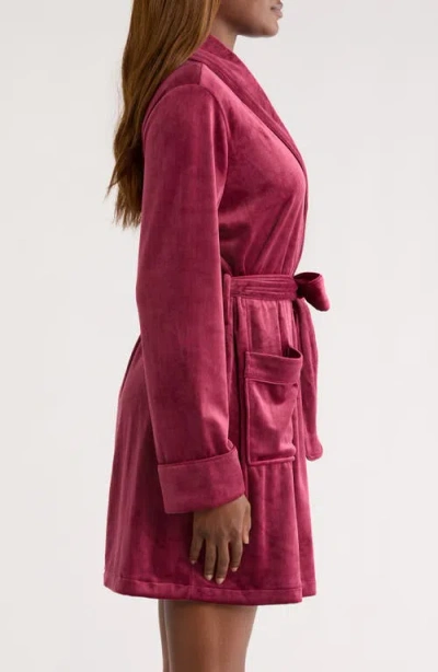 Nordstrom Luxe Velour Robe In Pink