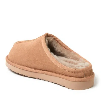 Dearfoams Fireside Greta Genuine Shearling Clog Slipper In Multi