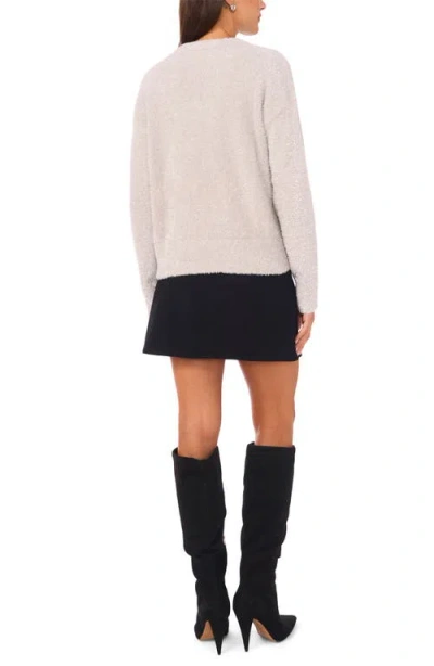 Vince Camuto Metallic Eyelash Sweater In Pink