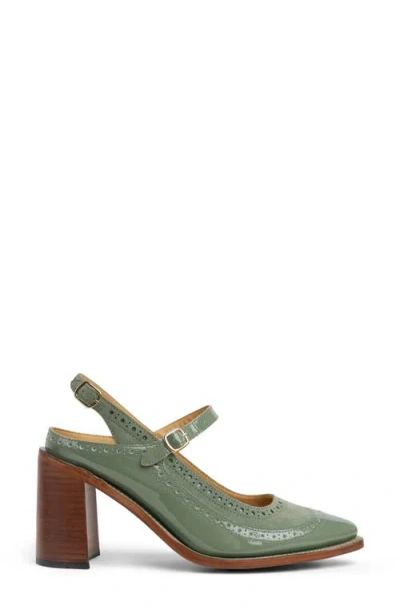 The Office Of Angela Scott Mrs. Russel Pointed Toe Pump In Green