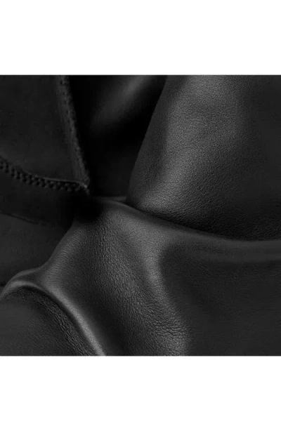 Ugg Heritage Utility Ankle Boots In Black Leather In Black