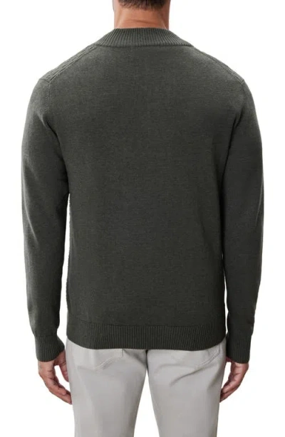 Robert Barakett Gellar Half Zip Sweater In Green