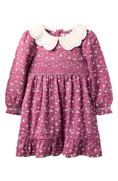 Jojo Maman Bébé Jojo Maman Bebe Floral Smocked Dress In Pink