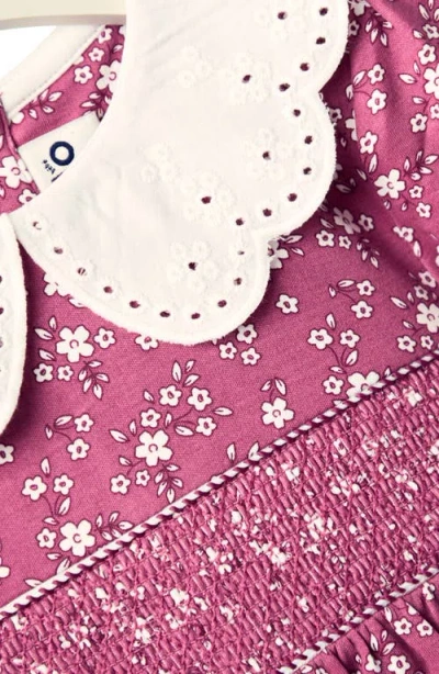 Jojo Maman Bébé Jojo Maman Bebe Floral Smocked Dress In Pink
