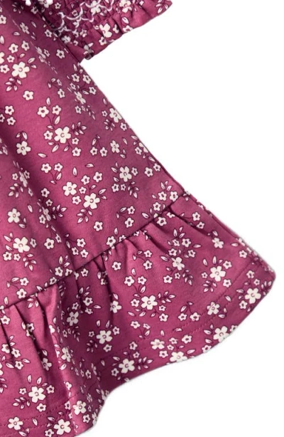 Jojo Maman Bébé Jojo Maman Bebe Floral Smocked Dress In Pink