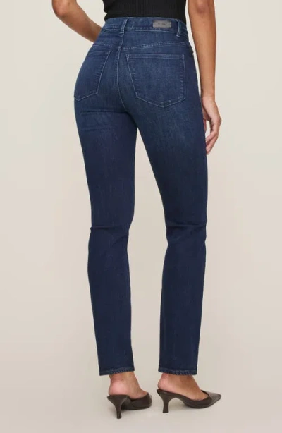Dl1961 Halle High Waist Straight Leg Instasculpt™ Jeans In Blue