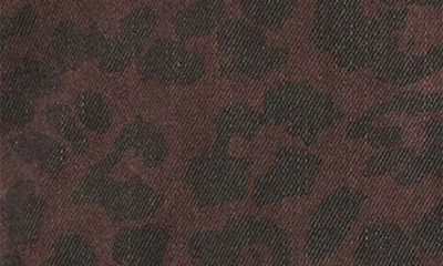 Rag & Bone Natalia Leopad Print Cotton Jacket In Brown