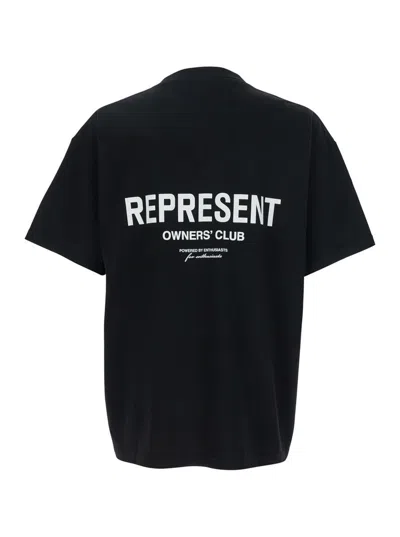 Represent Cotton T-shirt In Black