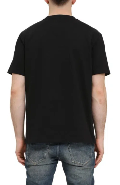 Purple Brand Heavyweight Jersey Graphic T-shirt In Black