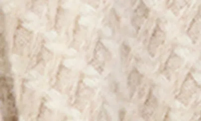 Rag & Bone Joni Recycled Wool Blend Waffle Poncho In Neutral