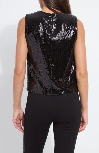 Lyssé Lysse Adaline Sequin Shell Top In Black