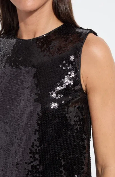 Lyssé Lysse Adaline Sequin Shell Top In Black