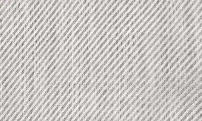 David Donahue Regular Fit Stripe Cotton & Cashmere Twill Dress Shirt In Gray