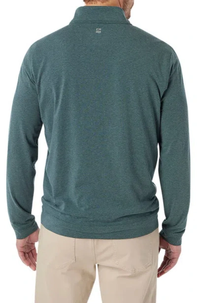 Fair Harbor Compass Performance Quarter Zip In Green