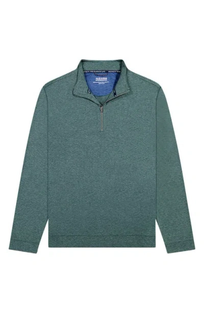 Fair Harbor Compass Performance Quarter Zip In Green