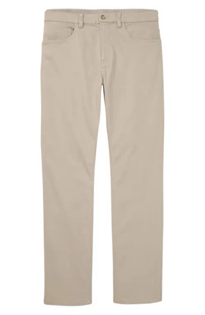 Fair Harbor Horizon Modern Fit Stretch Cotton Blend 5-pocket Pants In White