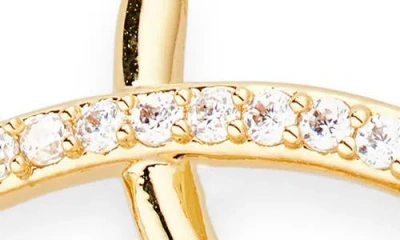 Nadri The Perfect Gift Double Cage Stud Earrings In Gold