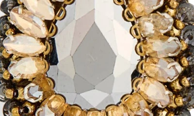 Deepa Gurnani Sisina Drop Earrings In Gold