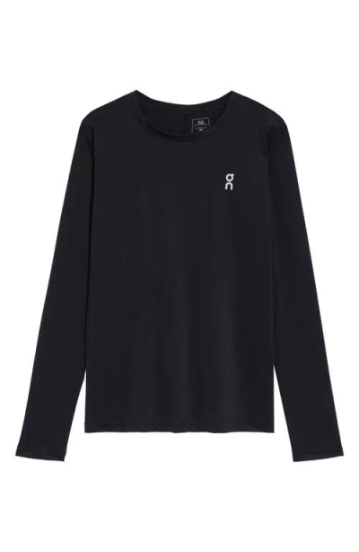 On Core Lg Sleeve Running T-shirt In Black