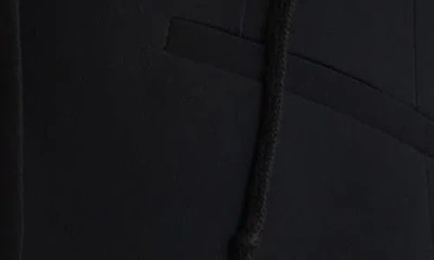 Cinq À Sept Cinq A Sept Sequin Hooded Single Button Jacket In Black