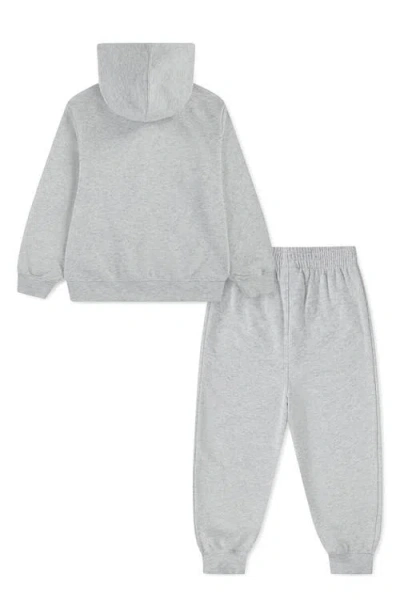 Jordan Boys 4-7 2-piece Graphic Print Hoodie And Jogger Pants Set In Gray