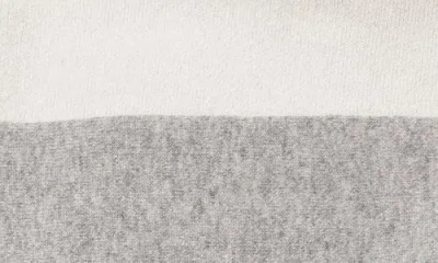 Sofia Cashmere Paris Reversible Cashmere Throw Blanket In White