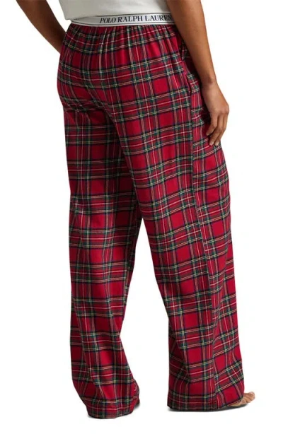 Polo Ralph Lauren Lauren Ralph Lauren Plaid Pajama Pants In Red