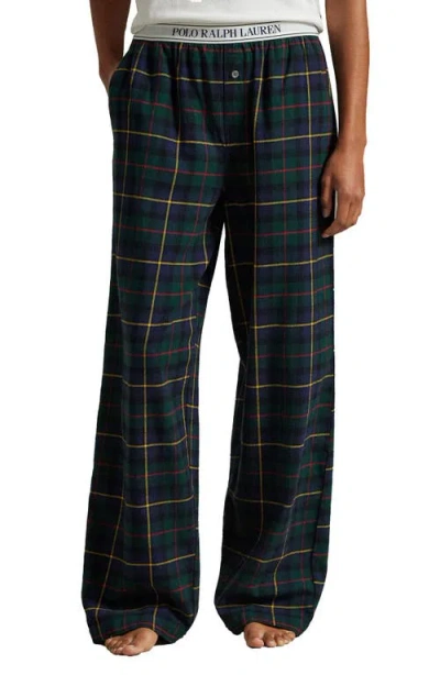 Polo Ralph Lauren Lauren Ralph Lauren Plaid Pajama Pants In Red