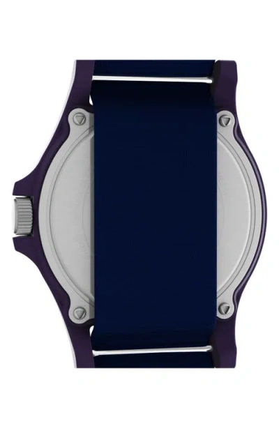 Timex ® X Fortnite® Acadia Nato Strap Watch, 40mm In Blue