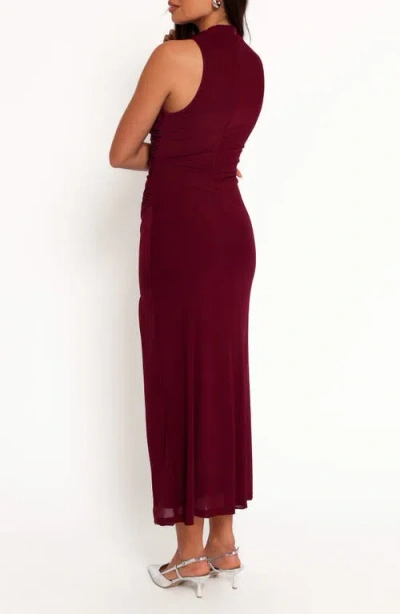 Petal And Pup Petal & Pup Hayven Cowl Neck Sleeveless Maxi Dress In Purple