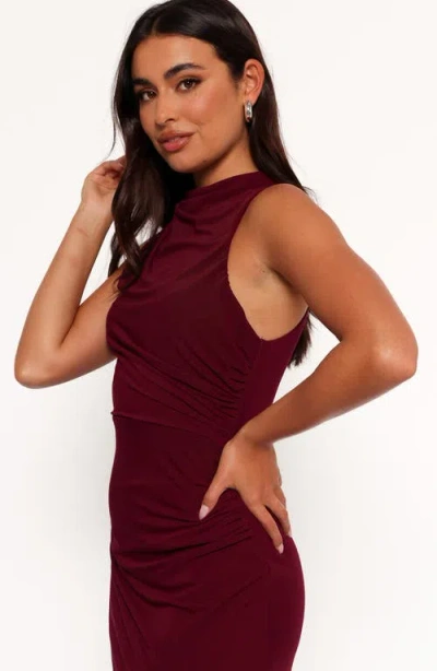 Petal And Pup Petal & Pup Hayven Cowl Neck Sleeveless Maxi Dress In Purple