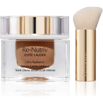 Estée Lauder 2-pc. Re-nutriv Ultra Radiance Serum Creme Makeup Foundation With Brush Set In Multi