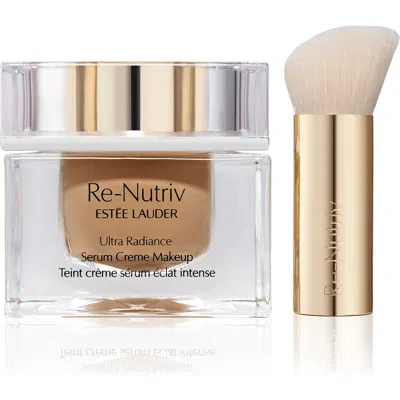 Estée Lauder 2-pc. Re-nutriv Ultra Radiance Serum Creme Makeup Foundation With Brush Set In Brown