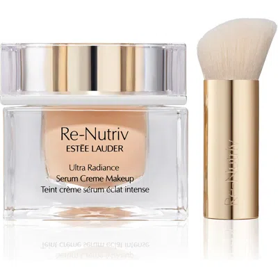 Estée Lauder 2-pc. Re-nutriv Ultra Radiance Serum Creme Makeup Foundation With Brush Set In Multi