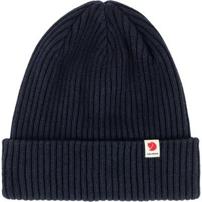 Fjall Raven Fjällräven Ribbed Performance Beanie In Black