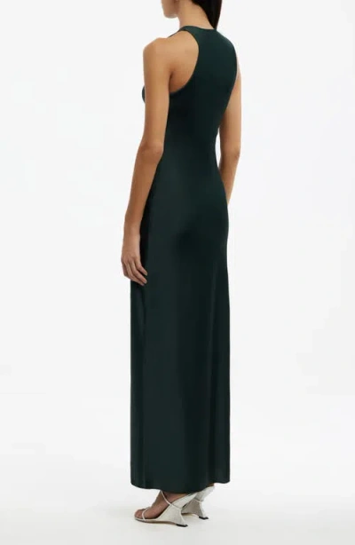 Significant Other Abbey Asymmetric Maxi Dress In Green