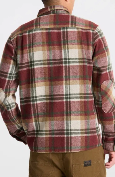 Roark Nordsman Plaid Flannel Snap-up Overshirt In Multi