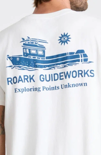 Roark Guideworks Pocket Graphic T-shirt In White