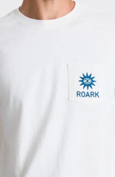 Roark Guideworks Pocket Graphic T-shirt In White