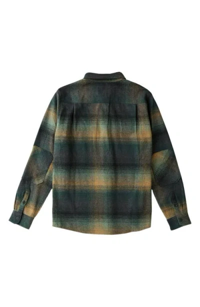 Roark Nordsman Plaid Flannel Snap-up Overshirt In Multi