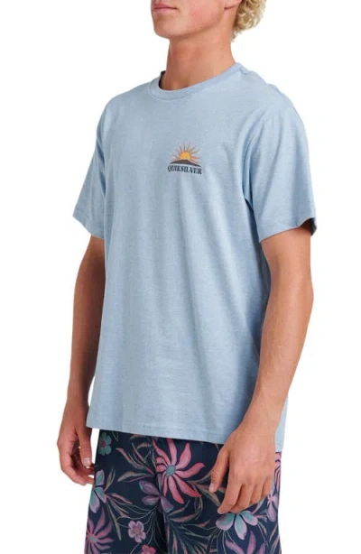 Quiksilver Dawn Patrol Graphic T-shirt In Blue