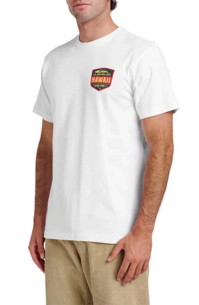Quiksilver Hi Shield Cotton Graphic T-shirt In White