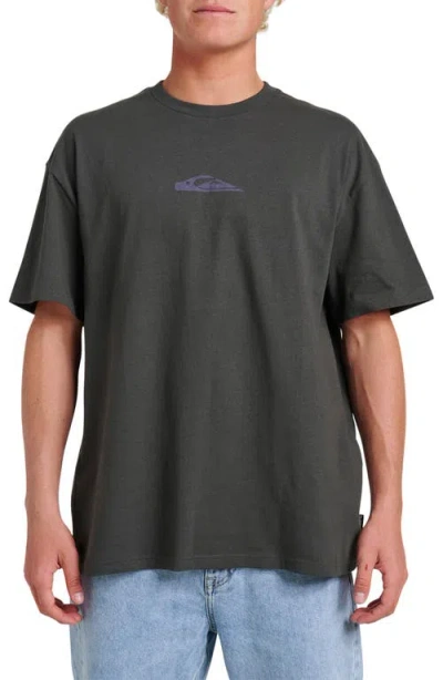 Quiksilver Jungle Cat Oversize Graphic T-shirt In Black