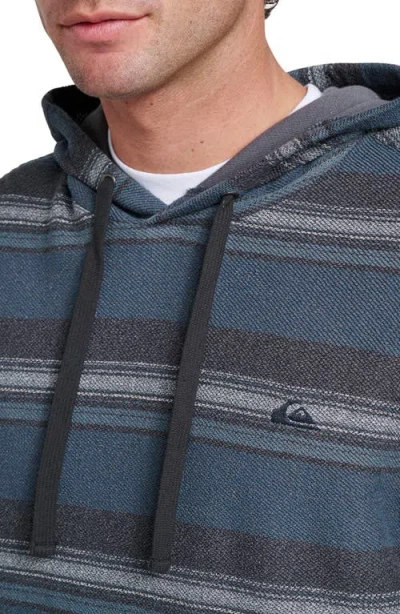 Quiksilver Great Otway Hoodie In Midnight Navy In Black