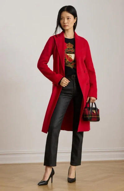 Ralph Lauren Women's Coated Straight Ankle Jeans In Black